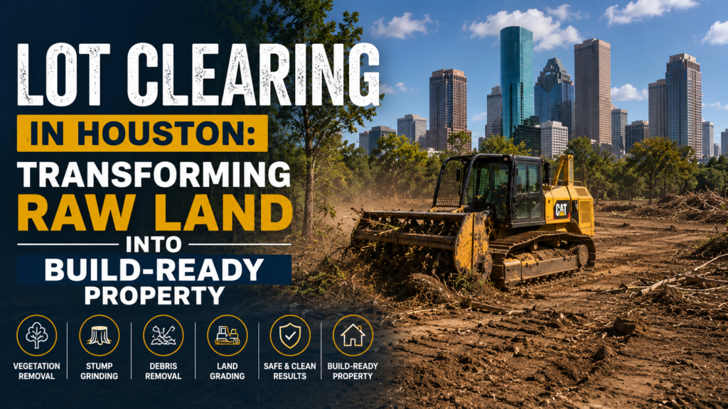 Lot Clearing in Houston: Transforming Raw Land into Build-Ready Property
