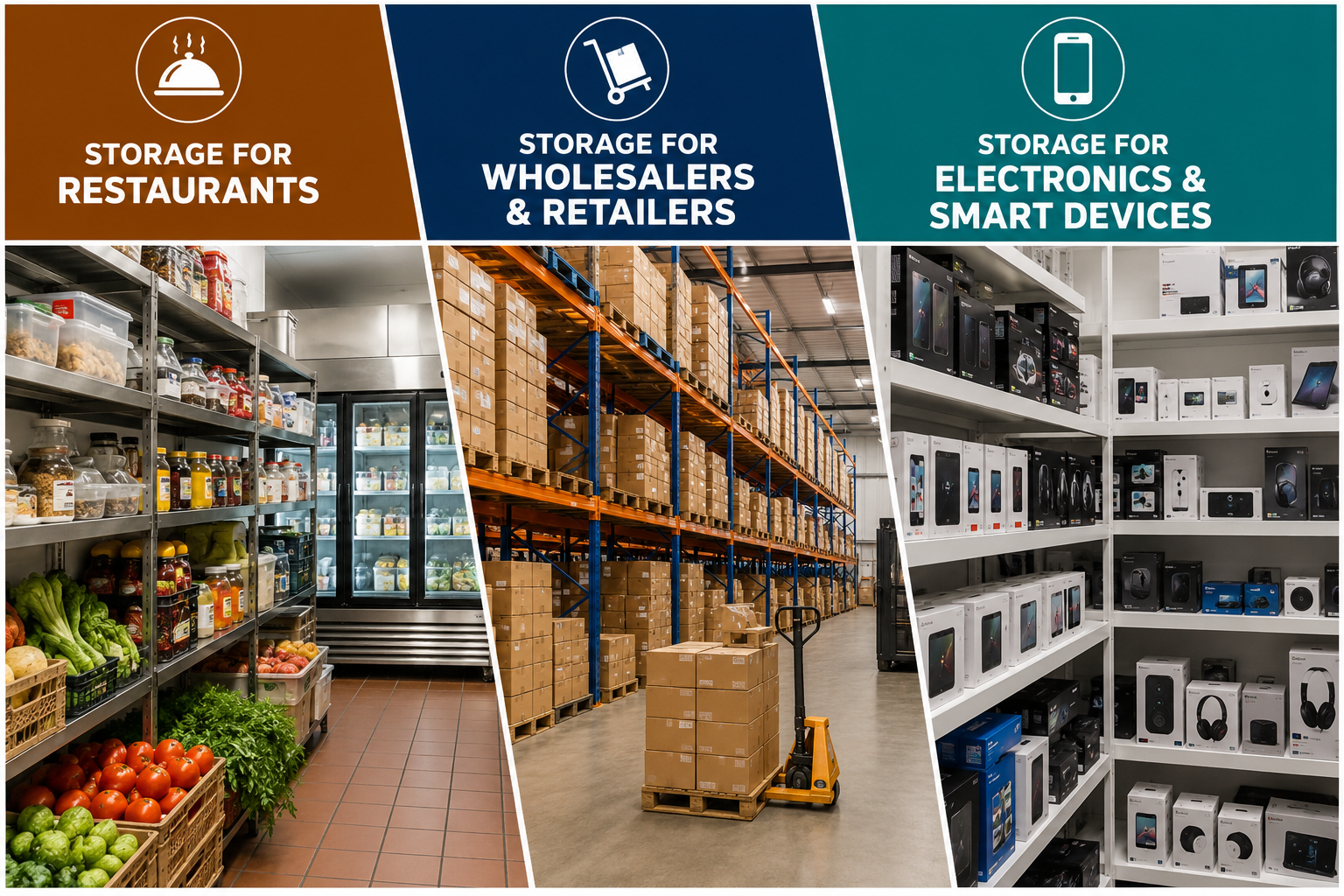 Specialized Storage Solutions: Serving Restaurants, Retailers, and Electronics Businesses Across Saudi Arabia